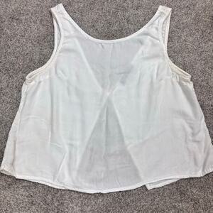 Brandy Melville one size white open back tank
